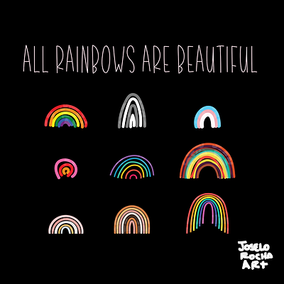 Pride Rainbow Shirt: All Rainbows Are Beautiful homosexual