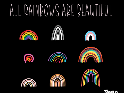 Pride Rainbow Shirt: All Rainbows Are Beautiful homosexual