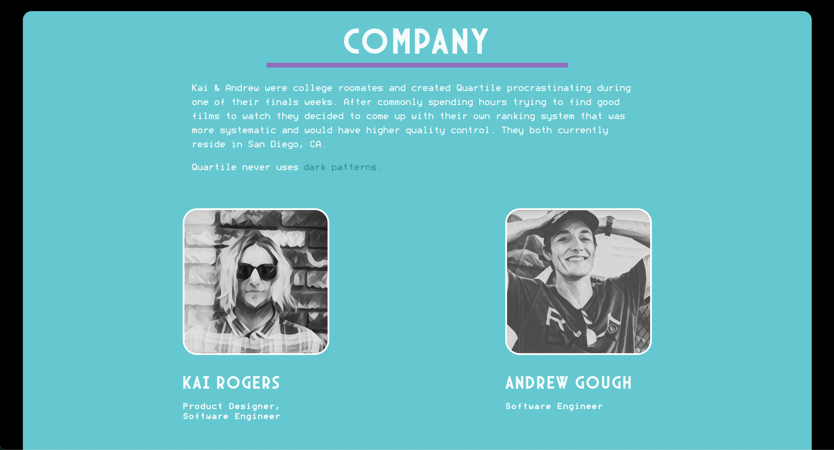  Design for Quartile by Kai Rogers on Dribbble