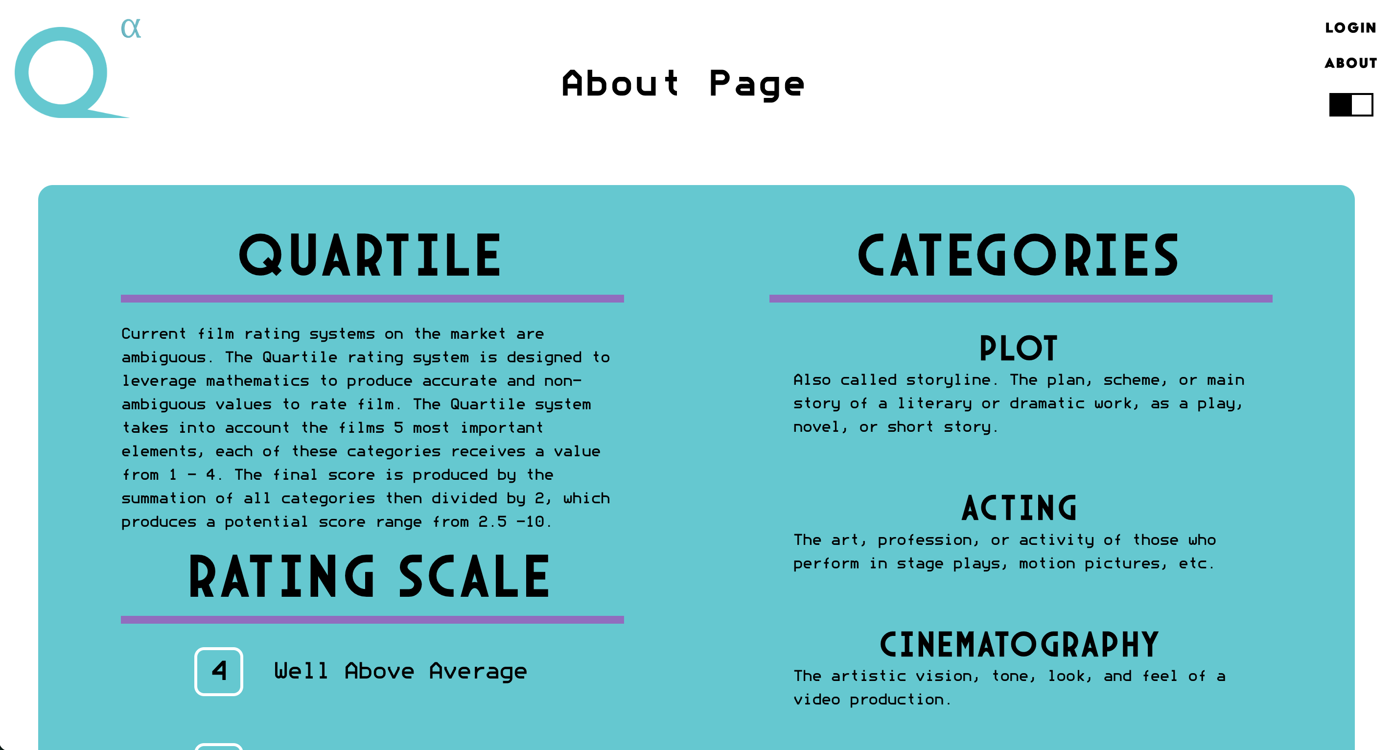  Design for Quartile by Kai Rogers on Dribbble