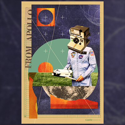 Space Exploration 12 posters in 12 months illustration illustrators tribute series poster