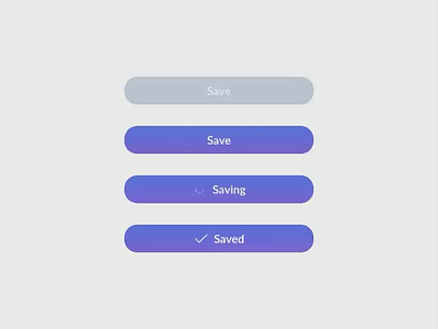 Saving Sequence Button button design icon design interaction design save animation save intereaction ui ui button ui interaction