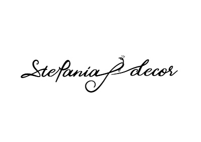 Stefania decor design graphic design logo vector