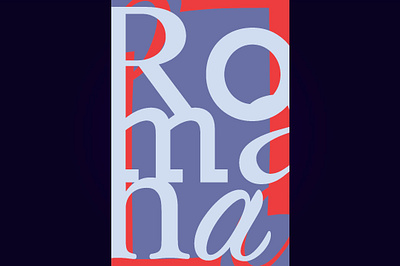 La Romana design graphic design post card typography