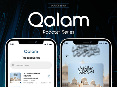 Qalam - Mobile App UI/UX Design android design ios ui ux