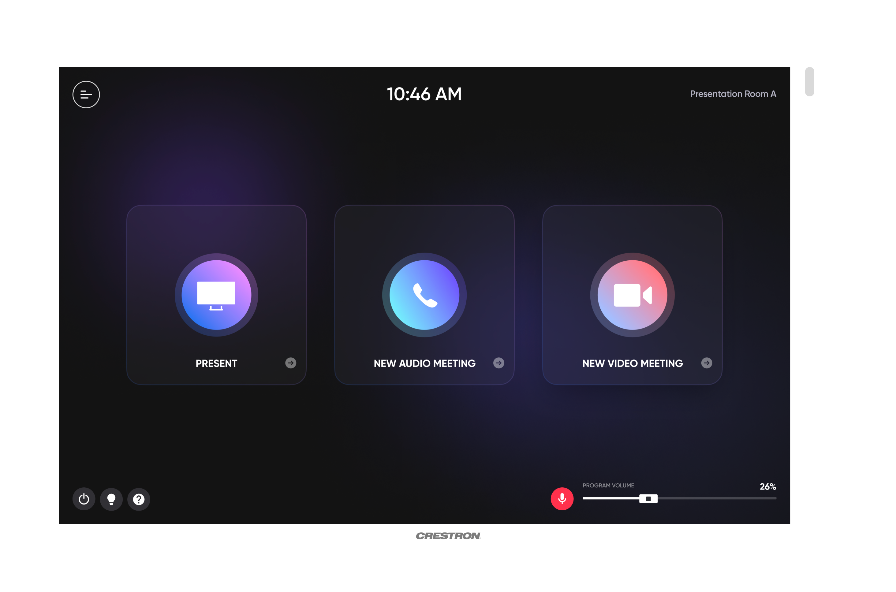Altitude Crestron Ch5 UI by Intuitiv on Dribbble