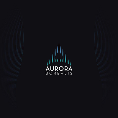 Aurora Borealis Logo Design / Visual identity aurora aurora borealis iceland logo northern lights travel visual identity