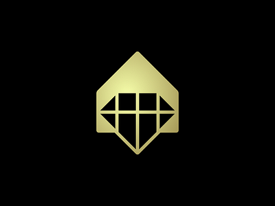 Diamond House Logo design diamond diamond house diamond logo finance gem house icon jewelry jewelry logo logo logo design logodesign luxury minimal minimalist logo retail logo