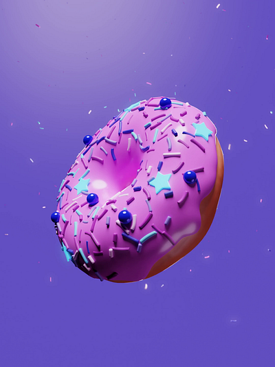 Happy National Donut Day! 3d animation blender blenderguru donut nationaldonutday