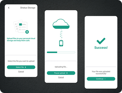 Daily UI 031 - File Upload cloudstorage dailyui design fileupload ui ux