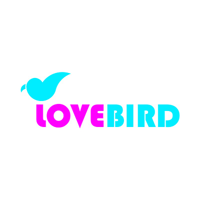 Lovebird bird branding creative design graphic design logo lovebird typography