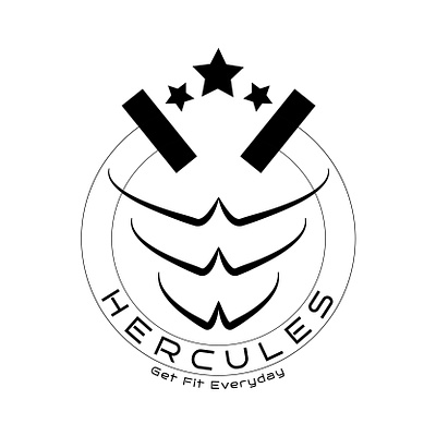 Hercules Body Building Logo body building body building services branding design graphic design gym healthy hercules logo sport typography vector