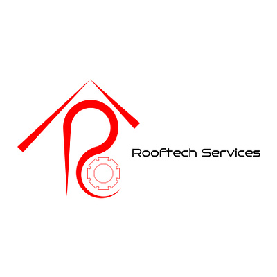 Building Service Logo branding building construction building services design graphic design logo remodelling services roof renovation rooftech typography vector