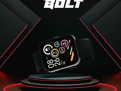 Banner Design For Smart Watches ai banner design branding illustration smart watches technology