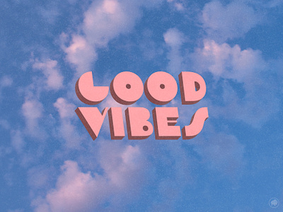 good vibes 3d custom type doodle good vibes random vibes vibey