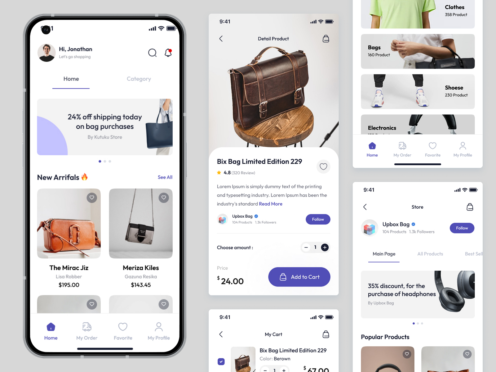 Kutuku - E-Commerce App Ui Kits by Minialis on Dribbble