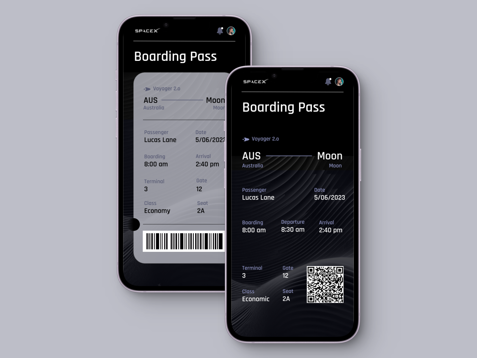 SpaceX Rocket Seat Booking Platform by Sahana on Dribbble