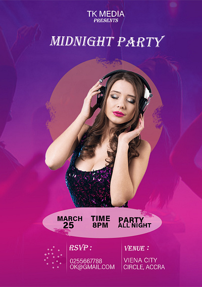 Party time branding graphic design motion graphics