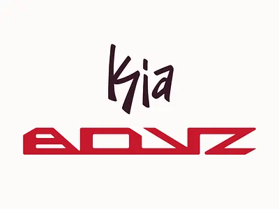 Kia Boyz affinity amateur cars design inspiration kia parody satire typography