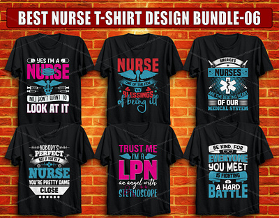 NURSE T-SHIRT DESIGN BUNDLE 06 bmx bike typography bmx graphic tee branding custom graphic custom nurse logo custom tshirt design graphic design illustration logo motion graphics tshirtdesignx typography t shirt ui ux vector vector art