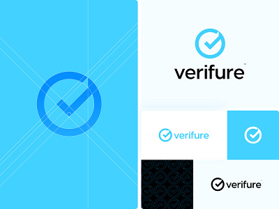 verifure logo design identity app approve branding chart check checkmark correct course design element geometric improve logo logo designer logotype mark marketing right tick verifure