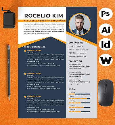 Best Resume Template 2023 two page resume