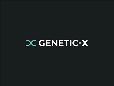 GENETICS' X LATTER LOGO. branding design designboltage flart logo gene genetic logo genetics genetix x logo graphic design human genetic lab logo latter logo logo logo maker logo seller minimalist logo modarn logo x latter