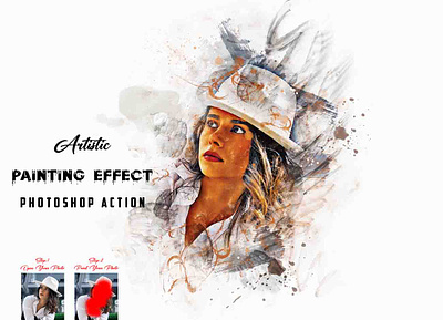 Artistic Painting Effect Photoshop Action photoshop tutorial