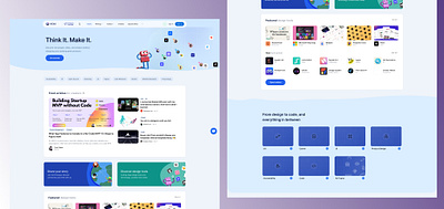 HEXA - Landing Page app design landing page project ui ux website