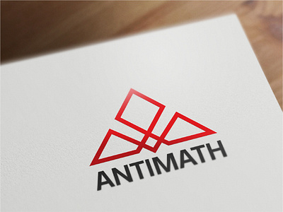 Antimath Logo Design 3d animation branding design graphic design icon illustration logo motion graphics typography ui vector