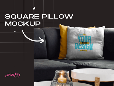 Pillow Power: Captivating Square Mockup free mockup freebie freebies mockup mockups pillow pillow mockup