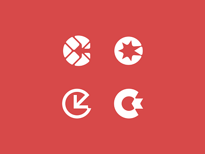 C logos arrow brand branding c design elegant graphic design illustration letter logo logo design logotype mark minimalism minimalistic modern sign star