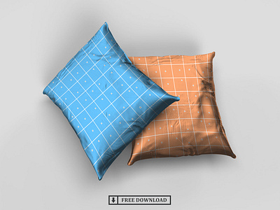 Free Square Pillow Mockup free mockup graphic design mockup mockup design pillow mockup psd mockup