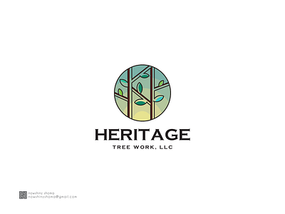 HERITAGE company graphic design logo logo design minimal modern logo