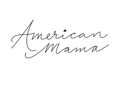 American Mama american art american mama calligraphy designs for shirts digital illustration fourth of july hand lettered independence day mama stars and stripes sublimation usa