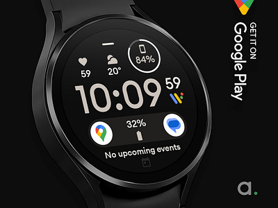 Material 4: Wear OS watch face amoled watch faces amoledwatchfaces android android wear app play store wear os wear os by google wearable