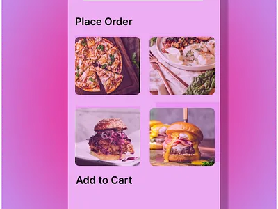 Food App app dashboard food app graphic design order food ui