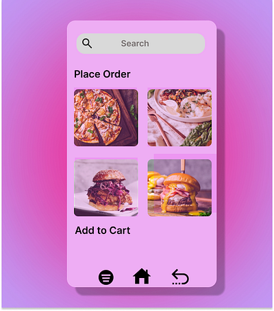 Food App app dashboard food app graphic design order food ui