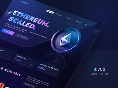 Crypto Blockchain Landing Page Website Redesign blockchain blockchian clean crypto crypto landing page design cryptocurrency dark defi design eth landing page meme nft redesgin top ui design wallete web3 websitdesign website