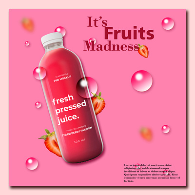 Amazing juice creative with Amazing Bottle. animation branding graphic design logo motion graphics ui