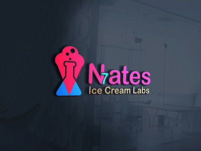 Ice Cream Logo Design 3d 3d logo branding design graphic design illustration logo logo designer real estate logo typography vector