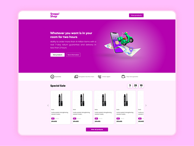 Landing Page Design branding graphic design ui