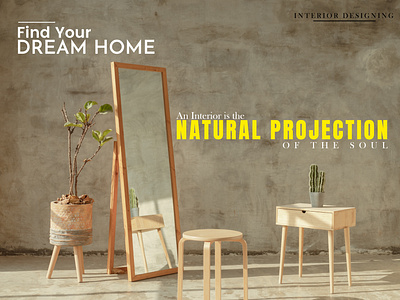 An Interior is the Natural Projection of the Soul. 3d animation app branding design graphic design illustration interiordesigning logo socialmediadesign ui vector