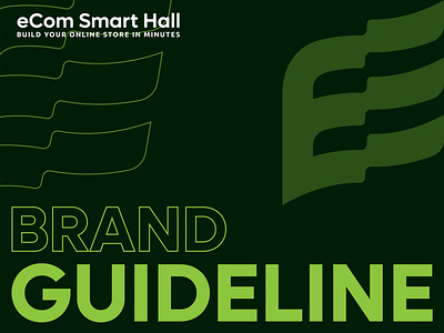 eCom Smart Hall Logo Design 3d animation app branding design graphic design illustration logo ui vector