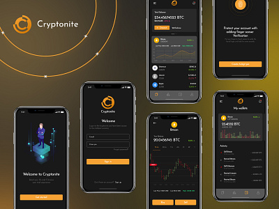 Cryptocurrency Trading app Concept Design 3d animation app app concept app design application design branding concept cryptocurrency trading design illustration ui uiuxdesigner user experience design user interface design