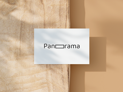 Panorama business card branding design graphic design illustration logo minimal minimalism vector