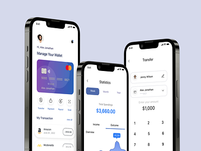 EazyPay - Ewallet Mobile App design mobile app ui user interface