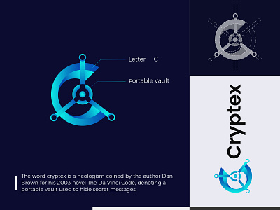 Crytex letter c tech logo concept 3d branding business logo cryptex logo crypto crypto business logo lettermark logo design minimalist modern monograme semple logo startup tech techlogo wordmark