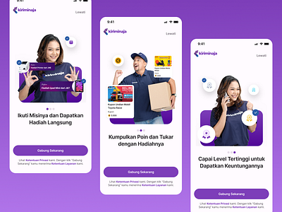 KiriminAja Poin – A Poin Based Reward System branding kiriminaja point ui