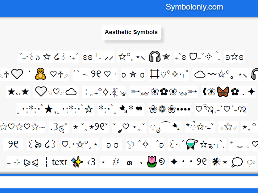 Aesthetic Symbols by James Gunn on Dribbble